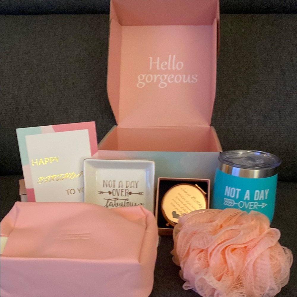 Pink and Teal Fabulous birthday Gift Set